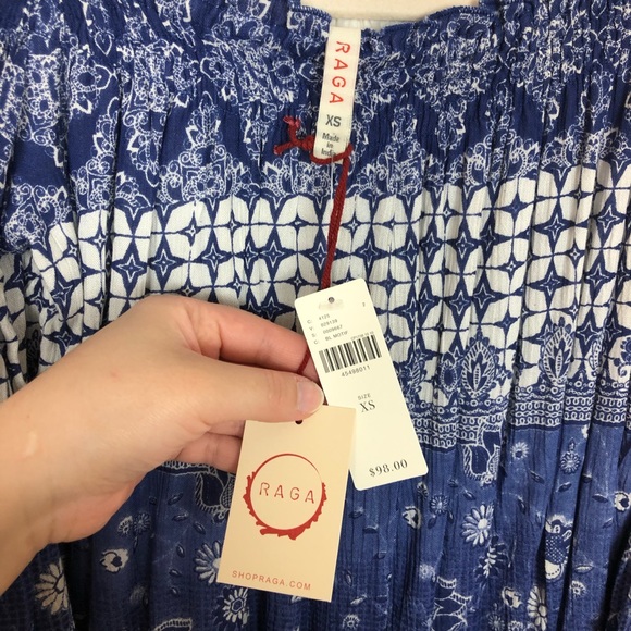 ANTHROPOLOGY Raga Blue Pom Pom Romper Sz XS - Picture 4 of 10